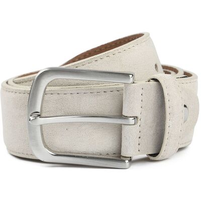 Suitable Riem Suède Leer Wit Suitable Riem Suède Leer Wit