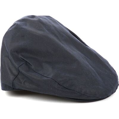 Barbour Wax Flat Cap Navy Barbour Wax Flat Cap Navy