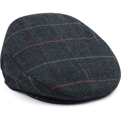 Barbour Wilkin Flat Cap Herringbone Donkergroen Barbour Wilkin Flat Cap Herringbone Donkergroen