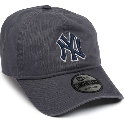 New Era NY Yankees Cap Washed Grijs - New Era NY Yankees Cap Washed Grijs -