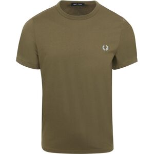 Fred Perry Ringer T-Shirt Groen R79 Fred Perry Ringer T-Shirt Groen R79