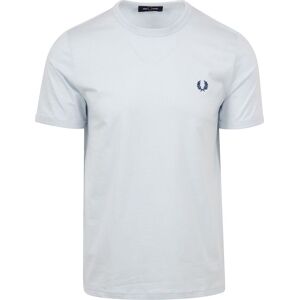 Fred Perry Ringer T-Shirt Lichtblauw Fred Perry Ringer T-Shirt Lichtblauw
