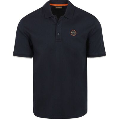 Napapijri E-Badge Polo Navy Napapijri E-Badge Polo Navy