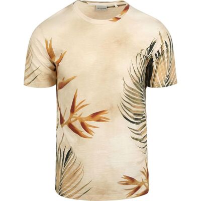 No Excess No-Excess T-Shirt Crewneck Print Ecru No Excess No-Excess T-Shirt Crewneck Print Ecru