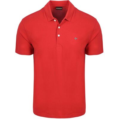 Napapijri Ealis Polo Rood Napapijri Ealis Polo Rood