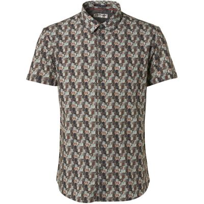 No Excess Short Sleeve Overhemd Print Groen No Excess Short Sleeve Overhemd Print Groen