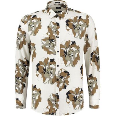 Dstrezzed Overhemd Camo Flower Off-White Dstrezzed Overhemd Camo Flower Off-White