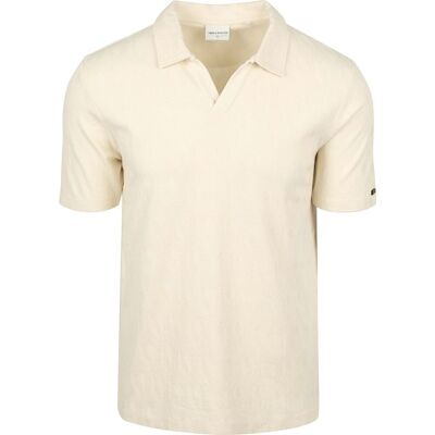 No Excess Poloshirt Terry Jacquard Ecru No Excess Poloshirt Terry Jacquard Ecru