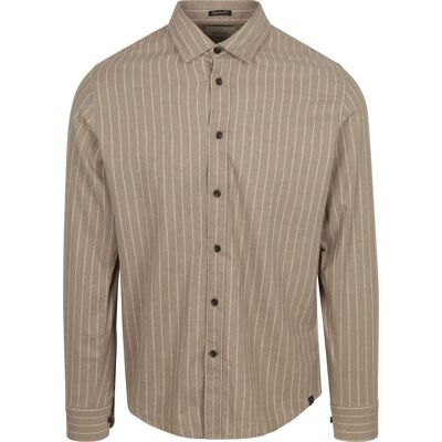 Dstrezzed Overhemd Anthony Streep Beige Dstrezzed Overhemd Anthony Streep Beige