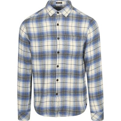 Dstrezzed Overhemd Stein Flanel Ruit Blauw Dstrezzed Overhemd Stein Flanel Ruit Blauw