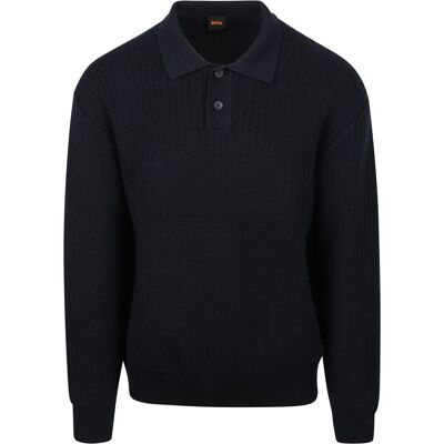 BOSS Longsleeve Poloshirt Kotor Navy BOSS Longsleeve Poloshirt Kotor Navy