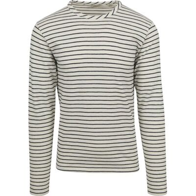 Dstrezzed Pullover Dylan Streep Wit Dstrezzed Pullover Dylan Streep Wit