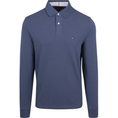Tommy Hilfiger Longsleeve Polo Donkerblauw Tommy Hilfiger Longsleeve Polo Donkerblauw