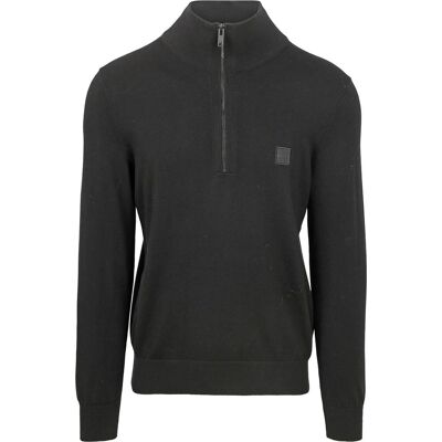 BOSS Kanobix Half Zip Trui Zwart BOSS Kanobix Half Zip Trui Zwart