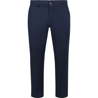 BOSS Chino Sanderson Linen Blend Navy BOSS Chino Sanderson Linen Blend Navy