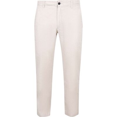 BOSS Chino Sanderson Linen Blend Ecru BOSS Chino Sanderson Linen Blend Ecru