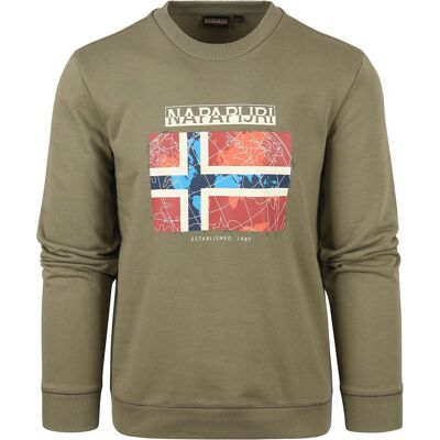 Napapijri Guiro Sweater Groen Napapijri Guiro Sweater Groen