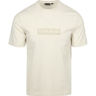 Napapijri T-shirt Logo Off White Napapijri T-shirt Logo Off White