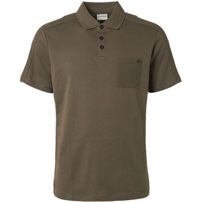No Excess Polo Jacquard Army Groen No Excess Polo Jacquard Army Groen