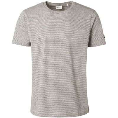 No Excess T-Shirt Streep Melange Off-White No Excess T-Shirt Streep Melange Off-White