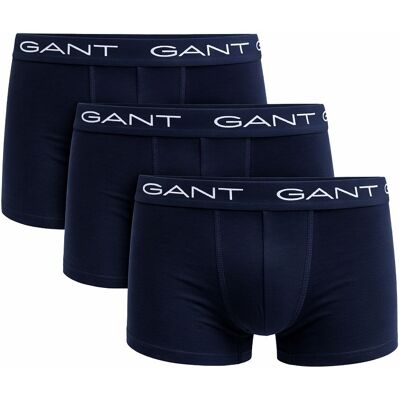 Gant Boxershorts Trunk 3-Pack Navy Gant Boxershorts Trunk 3-Pack Navy