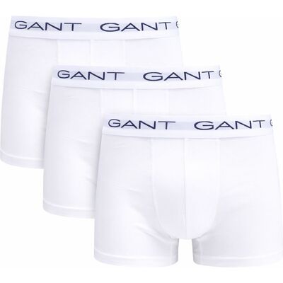 Gant Boxershorts Trunk 3-Pack Wit Gant Boxershorts Trunk 3-Pack Wit