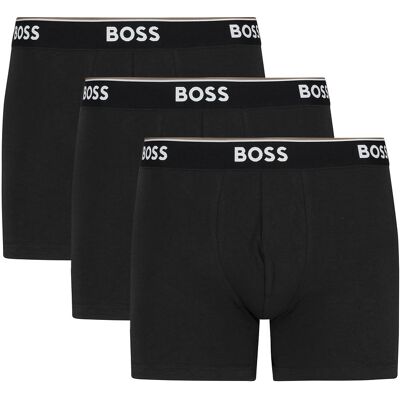 BOSS Boxershorts Power 3-Pack Zwart 001 BOSS Boxershorts Power 3-Pack Zwart 001