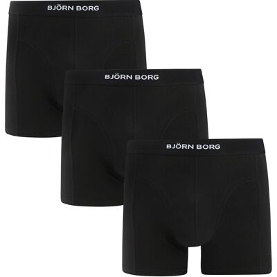 Bjorn Borg Organic Cotton Boxers 3Pack Zwart Bjorn Borg Organic Cotton Boxers 3Pack Zwart