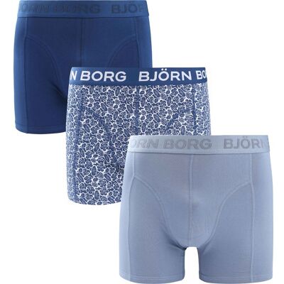 Bjorn Borg Boxers 3Pack Stretch Blauw Bjorn Borg Boxers 3Pack Stretch Blauw