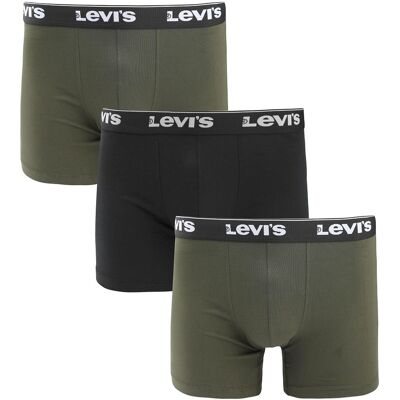 Levi's Boxershorts 3-Pack Uni Kaki Combo Levi's Boxershorts 3-Pack Uni Kaki Combo