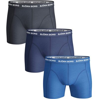 Bjorn Borg Boxers 3Pack Uni Blauw Bjorn Borg Boxers 3Pack Uni Blauw