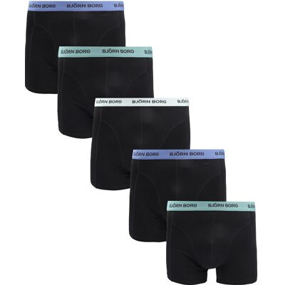 Bjorn Borg Boxers Cotton Stretch 5-Pack Zwart Bjorn Borg Boxers Cotton Stretch 5-Pack Zwart