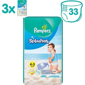 Pampers - Splashers - Wegwerpbare Zwemluiers - Maat 4/5 - 33 stuks