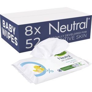 Neutral - Baby Billendoekjes - 8 x 52 = 416 stuks - 0% Parfum Neutral - Baby Billendoekjes - 8 x 52 = 416 stuks - 0% Parfum