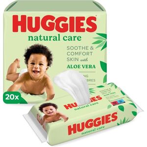 Huggies - Natural Care - Billendoekjes - 1120 babydoekjes - 20 x 56 Huggies - Natural Care - Billendoekjes - 1120 babydoekjes - 20 x 56