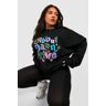 boohoo Plus Lizzo 'About Time' Trui, Black 46