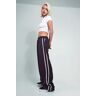 boohoo Wide Leg Joggingbroek, Purple 38