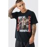 boohoo Oversized Nicki Minaj License T-Shirt, Black Small