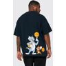 boohoo Plus Gelicenseerd Tom & Jerry Basketbal T-Shirt, Black 5X-Large