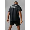 boohoo Man Active Oversized Training T-Shirt, Black Medium