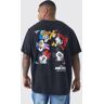 boohoo Plus Gelicenseerd Mickey Mouse T-Shirt, Black 2X-Large