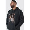 boohoo Plus Gelicenseerde Lil Wayne Young Money Hoodie, Black 3X-Large