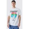 boohoo Oversized Gelicenseerd Pokemon Venusaur T-Shirt, White Large