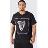 boohoo Oversized Gelicenseerd Guinness T-Shirt, Black Large