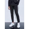 boohoo Skinny Fit Cropped Suit Pants, Black 36