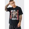 boohoo Oversized Nicki Minaj License T-Shirt, Black Small