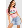 boohoo Gelicenseerd The Beach Boys Band Baby T-Shirt, Light Pink 34