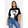 boohoo Plus Gelicenseerd Tupac T-Shirt, Zwart 46