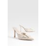 boohoo Pumps Met Bedekte Gesp En Hakken, Sand 41