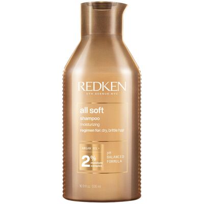 Redken All Soft Shampoo voor Droog, Breekbaar Haar - Shampoo Redken All Soft Shampoo voor Droog, Breekbaar Haar - Shampoo